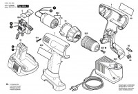 Bosch 0 601 915 520 Gsr 12 V Cordless Drill Driver 12 V / Eu Spare Parts